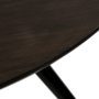 Dan-Form ECLIPSE table top Grey stained ash table top round