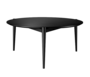 FDB Mobler D102 Couchtisch Ø85 - Schwarz / Schwarz