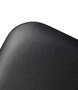 FDB Mobler J48 Esszimmerstuhl-Eiche, Schwarz, Gemalt - Leder, Schwarz (Sierra SI1001M)