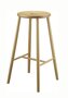 FDB Mobler J27B - Barstuhl H 75cm - Buche Natur lackiert