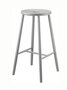 FDB Mobler J27B - Barstuhl H 75cm - Buche Grau