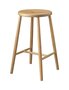 FDB Mobler J27C - Barhocker H 65cm - Eiche Natur lackiert