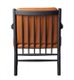 FDB Mobler J147 Sessel-Eiche, Schwarz, Gemalt - Leder, Semianilin, Cognac