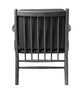 FDB Mobler J147 Sessel-Eiche, Schwarz, Gemalt - Wolle, Dunkelgrau (04013) - Ga