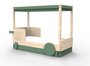 Mathy By Bols Himmelbett Mit Bettschublade Discovery - Jungle green