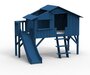 Mathy by Bols Treehouse Einzelbett-Plattform und Rutsche - Atlantic Blue
