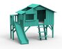 Mathy by Bols Treehouse Einzelbett-Plattform und Rutsche  - Light Green
