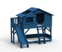 Mathy by Bols Treehouse Etagenbett-Plattform und Rutsche - Atlantic Blue
