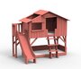 Mathy by Bols Treehouse Etagenbett-Plattform und Rutsche - Koraal
