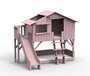 Mathy by Bols Treehouse Etagenbett-Plattform und Rutsche - Winter Pink