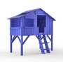 Mathy by Bols Treehouse Einzelbett mit Rutsche - Marseille Blue