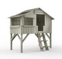 Mathy by Bols Treehouse Einzelbett mit Rutsche - Cement Grey