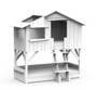 Mathy by Bols Treehouse Etagenbett mit Rutsche - White