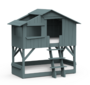 Mathy by Bols Treehouse Etagenbett mit Rutsche - Thunderstrome Grey