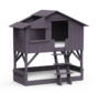 Mathy by Bols Treehouse Etagenbett mit Rutsche - Cuberdon Purple