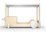 Mathy By Bols Discovery 1 Himmelbett - Pearl Grey