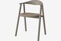Bolia Swing Esstischstuhl – Farben Edition - Monza-Boucle-Dark-Beige-Eiche-graubraun-lackiert