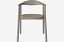 Bolia Swing Esstischstuhl – Farben Edition - Monza-Boucle-Dark-Beige-Eiche-graubraun-lackiert