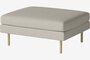 Bolia Scandinavia Remix Hocker 90 cm - London-Flachgewebe-Elfenbein