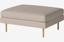 Bolia Scandinavia Remix Hocker 90 cm - London-Flachgewebe-Hellbeige