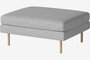 Bolia Scandinavia Remix Hocker 90 cm - London-Flachgewebe-Hellgrau