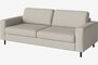 Bolia Scandinavia 2½ Sitzer Sofa - London – Flach gewebt, Elfenbein
