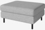 Bolia Scandinavia Hocker - 85 cm - London – Flach gewebt, Hellgrau