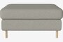 Bolia Scandinavia Hocker - 85 cm - 15 cm-weiß-pigmentierte-geölte-Eiche