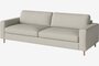 Bolia Scandinavia 3 Sitzer Sofa - London – Flach gewebt, Elfenbein