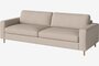 Bolia Scandinavia 3 Sitzer Sofa - London – Flach gewebt, Hellbeige