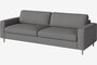 Bolia Scandinavia 3 Sitzer Sofa - London – Flach gewebt, Multi Grey