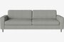 Bolia Scandinavia 3 Sitzer Sofa - 15 cm großes, geöltes Walnussholz