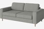 Bolia Scandinavia 2 Sitzer Sofa - Fawn Flach gewebt Hellgrau