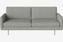 Bolia Scandinavia Remix 2½ Sitzer Sofa - 20 cm große weißpigmentierte geölte Eiche