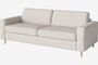 Bolia Scandinavia 3 Sitzer Schlafcouch Mit integrierten Rädern - Linea Samt Beige