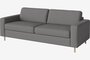 Bolia Scandinavia 3 Sitzer Schlafcouch Mit integrierten Rädern - London Flachgewebt Multi Grau