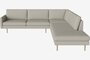 Bolia Scandinavia Remix 5 Sitzer Ecksofa Mit Open End - Vilme-Boucle-Sand - Rechts