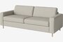 Bolia Scandinavia 3 Sitzer Schlafcouch Kaltschaum Matratze - London-Flachgewebe-Elfenbein