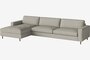 Bolia Scandinavia 4 Sitzer Sofa Mit Chaiselongue - Vilme-Boucle-Sand - Links