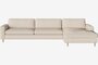 Bolia Scandinavia 4 Sitzer Sofa Mit Chaiselongue - Monza-Boucle-Beige - Rechts