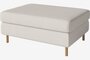 Bolia Scandinavia Hocker 100 x 70 cm - Linea - Samt - Beige