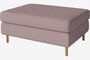 Bolia Scandinavia Hocker 100 x 70 cm - Linea - Samt - Rosa