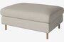 Bolia Scandinavia Hocker 100 x 70 cm - London - Flach gewebt - Elfenbein