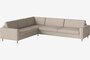 Bolia Scandinavia 6 Sitzer Ecksofa 2 Ecke 3 - London - Flach gewebt - Hellbeige