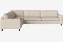 Bolia Scandinavia 6 Sitzer Ecksofa 2 Ecke 3 - 13 cm schwarz gebeizte geölte Eiche