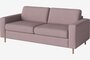 Bolia Scandinavia 2½ Sitzer Schlafcouch Mit Integrierten Rädern - Linea-Velvet-Rosa