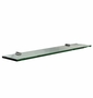 Frost Glasregal mit Haltern, 60cm-klar / poliert