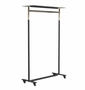 Frost BUKTO m/Räder und Top-Regal U6010 -Schwarz/gold