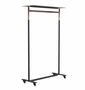 Frost BUKTO m/Räder und Top-Regal U6010 -Schwarz/kupfer