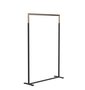 Frost Bukto Kleiderständer U6003, 100CM - Schwarz Matt/Gold Poliert